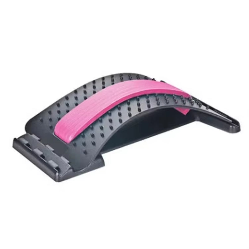 Magnetotherapy 4-Level Adjustable Back Massager Stretcher Waist Neck Fitness Lumbar Cervical Spine Support Pain Relief