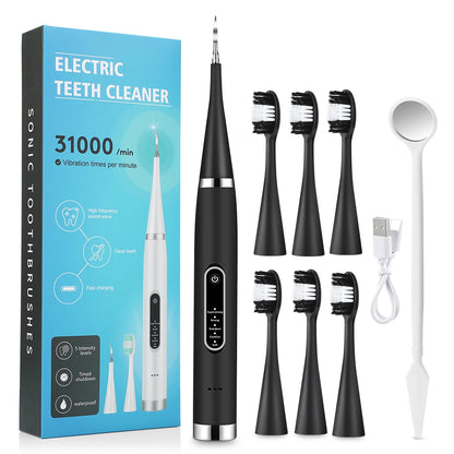 Electric Dental Scaler Calculus Remover Teeth Plaque Cleaner Teeth Whitening Dental Stone Removal 1Pc Toothbrush Head Oral Care