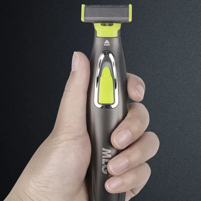 1Box/1Pcs USB Rechargeable and Washable Razor Electric Shaver Hair Loss Double-Sided Toothed Razor 1 Box/1 Replacement Tool Head