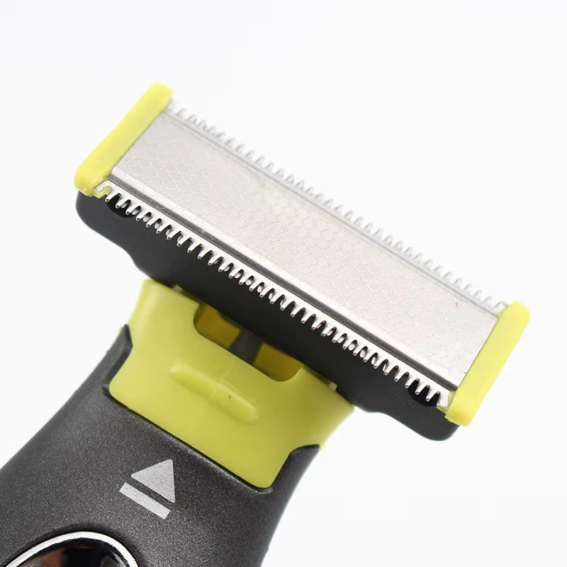 1Box/1Pcs USB Rechargeable and Washable Razor Electric Shaver Hair Loss Double-Sided Toothed Razor 1 Box/1 Replacement Tool Head