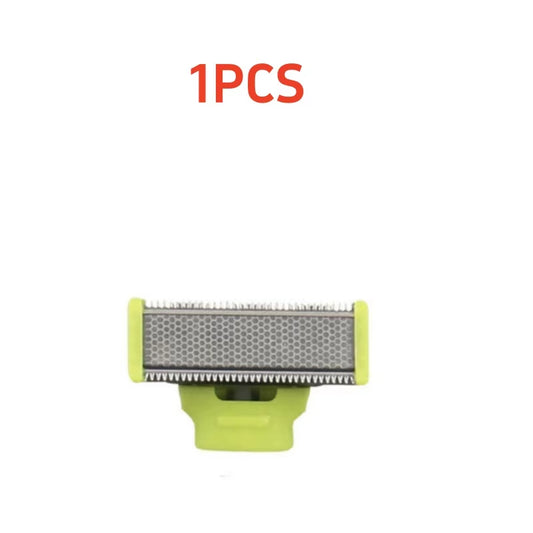 1Box/1Pcs USB Rechargeable and Washable Razor Electric Shaver Hair Loss Double-Sided Toothed Razor 1 Box/1 Replacement Tool Head